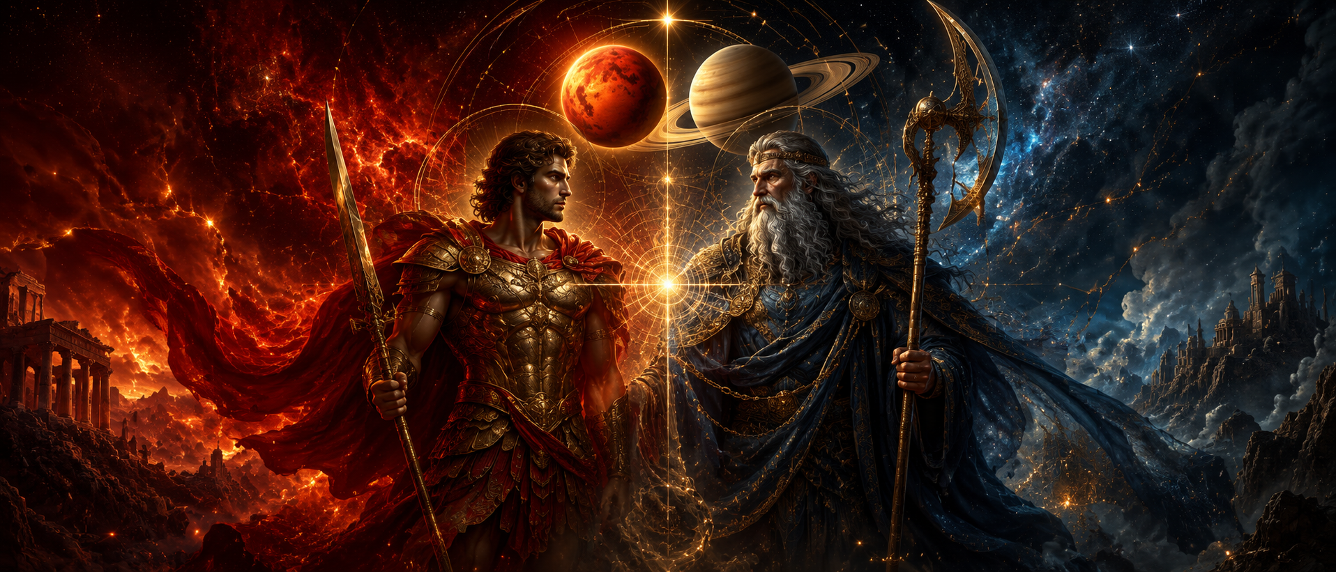 Mars konjunktion Saturn i horoskopet